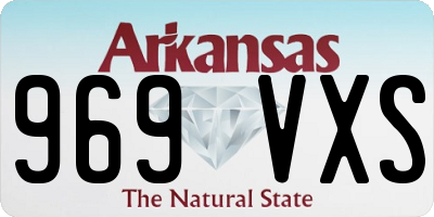 AR license plate 969VXS
