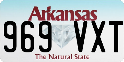 AR license plate 969VXT