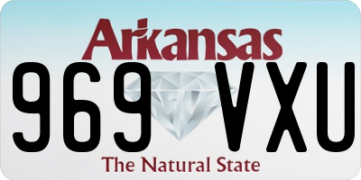AR license plate 969VXU