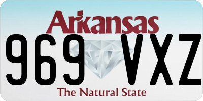 AR license plate 969VXZ