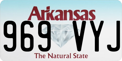 AR license plate 969VYJ
