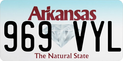 AR license plate 969VYL