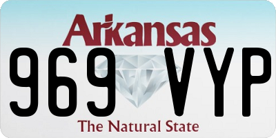AR license plate 969VYP