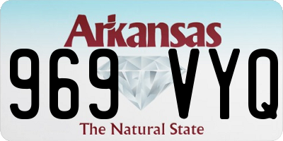 AR license plate 969VYQ