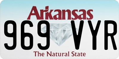 AR license plate 969VYR