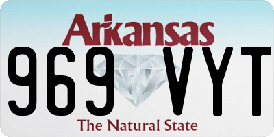 AR license plate 969VYT