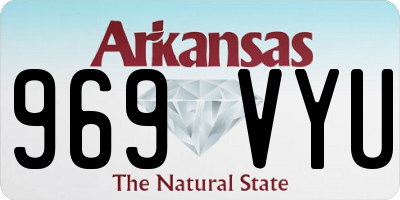 AR license plate 969VYU