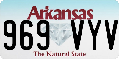 AR license plate 969VYV