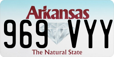 AR license plate 969VYY