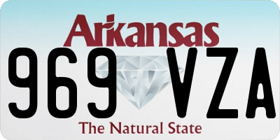 AR license plate 969VZA