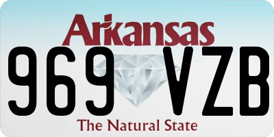 AR license plate 969VZB