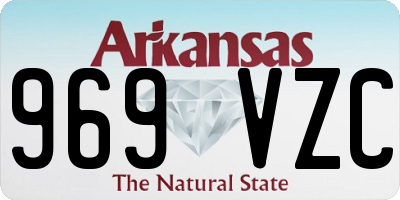AR license plate 969VZC