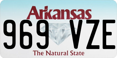 AR license plate 969VZE