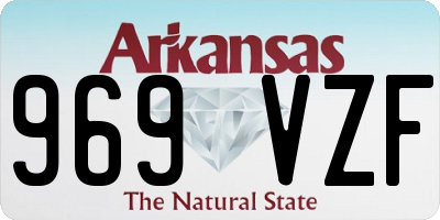 AR license plate 969VZF
