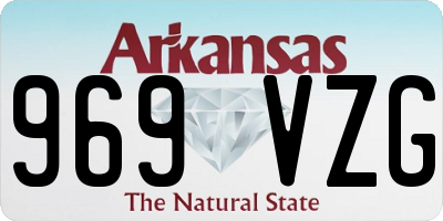 AR license plate 969VZG