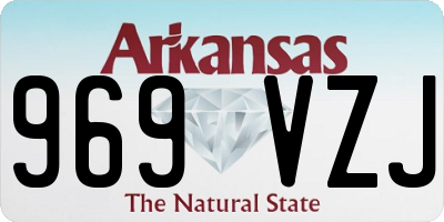 AR license plate 969VZJ