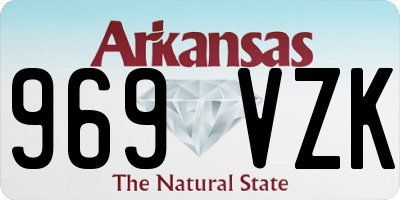 AR license plate 969VZK