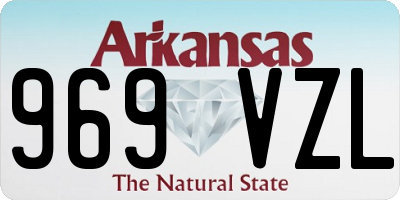 AR license plate 969VZL