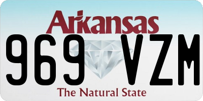 AR license plate 969VZM