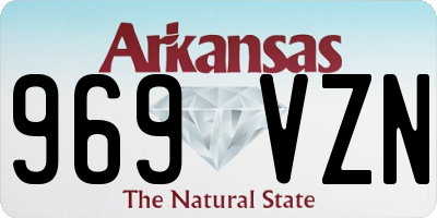 AR license plate 969VZN