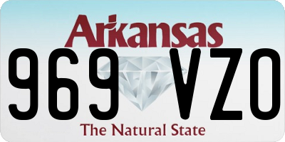 AR license plate 969VZO