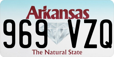 AR license plate 969VZQ