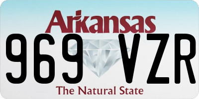 AR license plate 969VZR