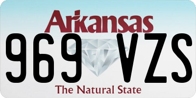 AR license plate 969VZS
