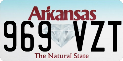 AR license plate 969VZT