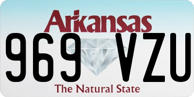 AR license plate 969VZU