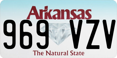 AR license plate 969VZV