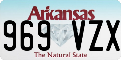 AR license plate 969VZX