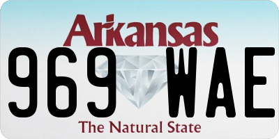 AR license plate 969WAE
