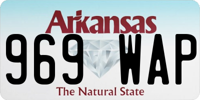 AR license plate 969WAP