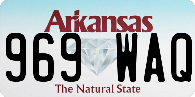 AR license plate 969WAQ