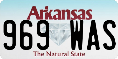AR license plate 969WAS
