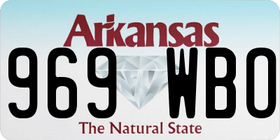 AR license plate 969WBO