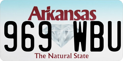 AR license plate 969WBU