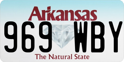 AR license plate 969WBY