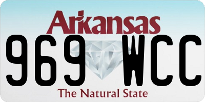 AR license plate 969WCC