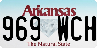 AR license plate 969WCH