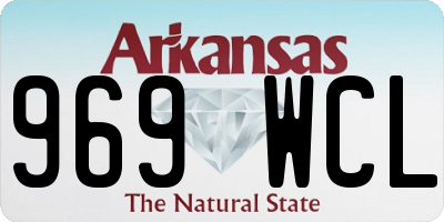 AR license plate 969WCL