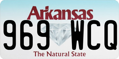 AR license plate 969WCQ