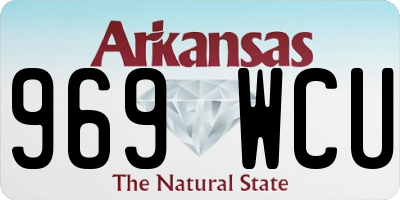 AR license plate 969WCU
