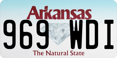 AR license plate 969WDI