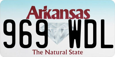 AR license plate 969WDL