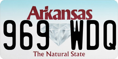 AR license plate 969WDQ