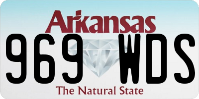 AR license plate 969WDS