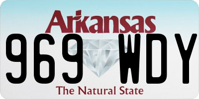 AR license plate 969WDY
