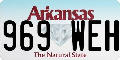 AR license plate 969WEH